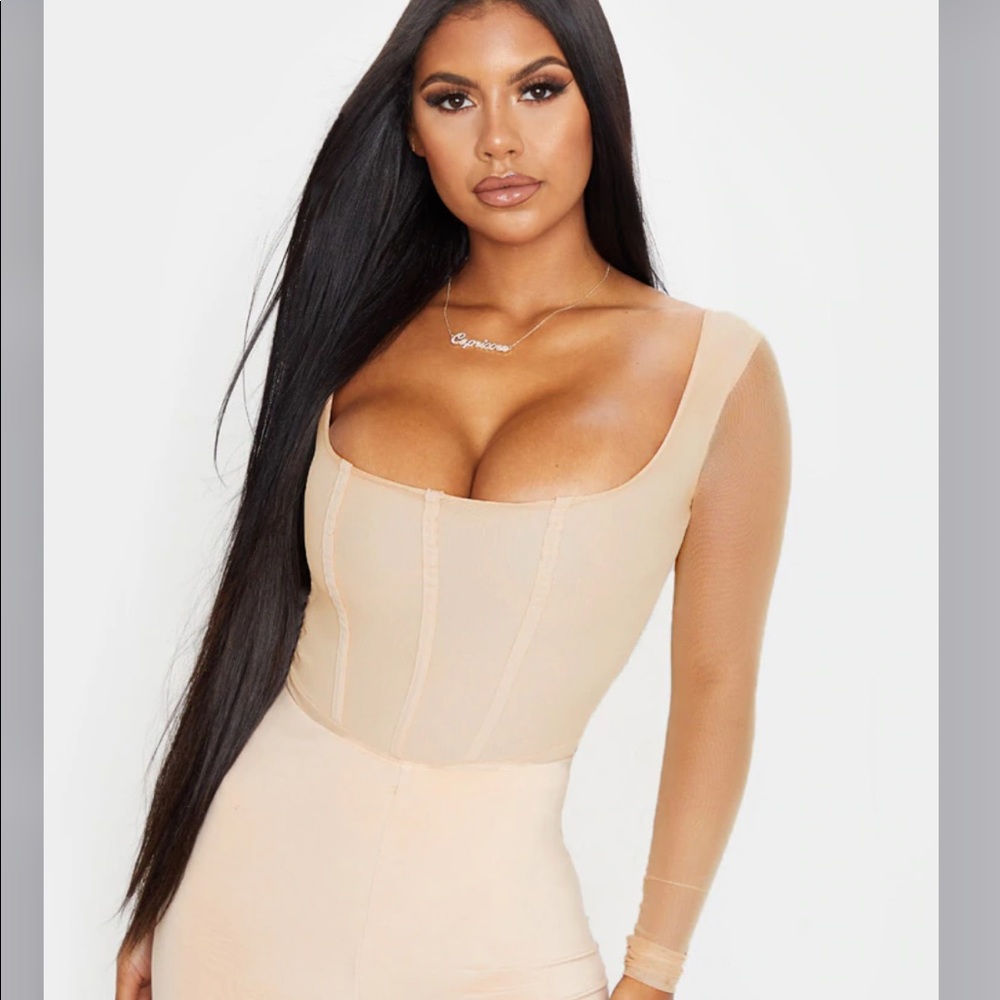NEW! PrettyLittleThing Sheer Mesh Bodysuit